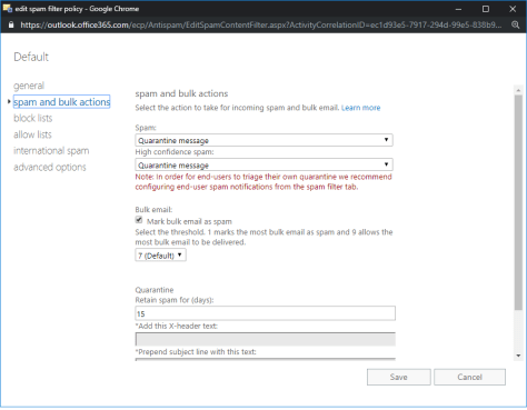 spam-and-bulk-actions