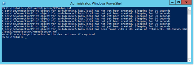 set-AutodiscoverSCPValue