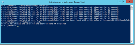 set-AutodiscoverSCPValue