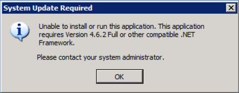 unable to install or run this application