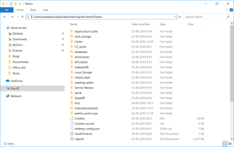 AppData Microsoft Teams