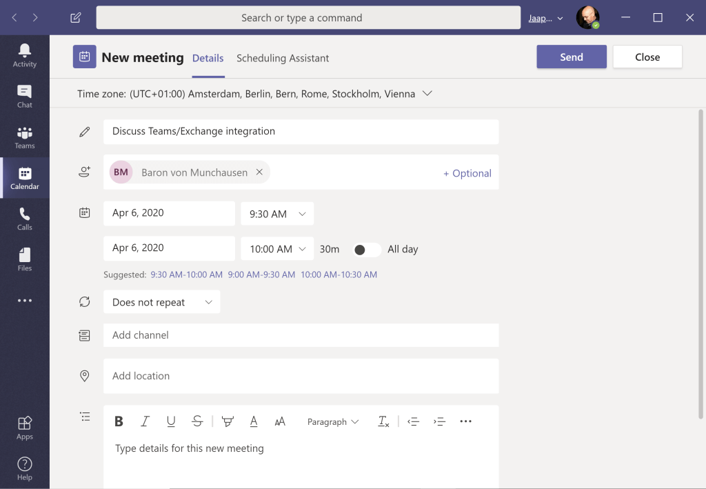 Microsoft Teams and Exchange 2016 | Jaap Wesselius
