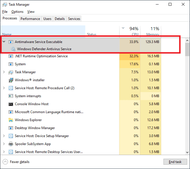 Exchange server patching performance and windows defender | Jaap
